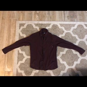 Rusty long sleeve button down shirt